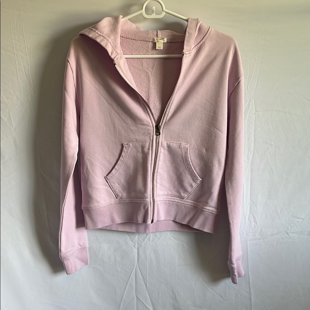 Crewcuts Pink Boxy Cropped Long Sleeve Sweatshirt